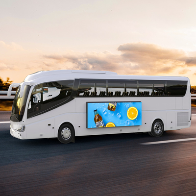 Signage mené mobile de Digital de la publicité de l'affichage IP66 dans l'autobus