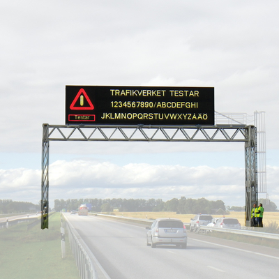 système de contrôle de route de conseil de Digital de signalisation de C.C VMS de 12V 24V