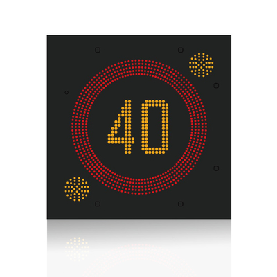 Signe variable polychrome de message du signe IP65 de vitesse du trafic EN12966