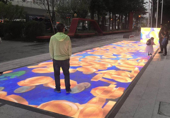Dancefloor visuel LED d'écran interactif de P2.97 P3.91 P4.81 P5.2 P6.25