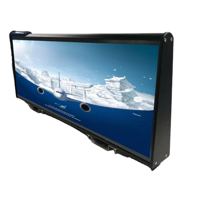 Luminosité 4500nits de signe de publicité de toit de voiture de P2.5mm 3840Hz intense