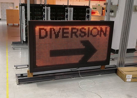Support de véhicule de sécurité routière de signe de contrôle de la circulation d'EN12966 NTCIP LED
