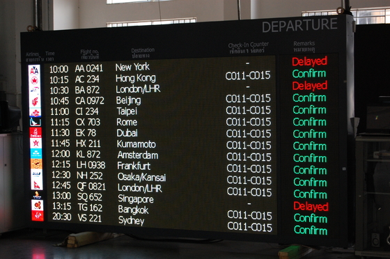 Signe variable de message d'affichage de l'information de vol d'aéroport d'IP65 LED