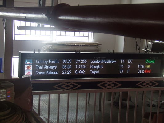 Signe variable de message d'affichage de l'information de vol d'aéroport d'IP65 LED