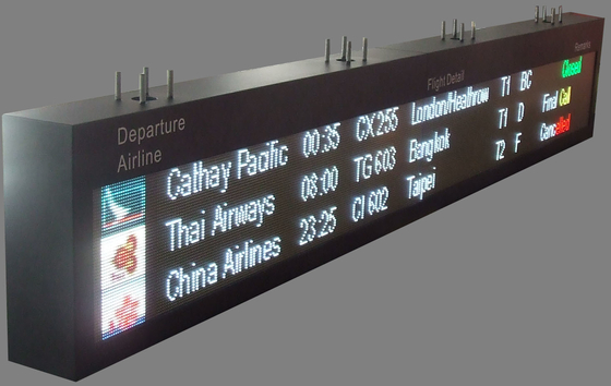 Système de navigation intelligent du panneau d'affichage de vol d'aéroport de VMS LED