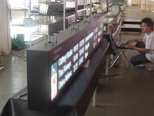 Système de navigation intelligent du panneau d'affichage de vol d'aéroport de VMS LED