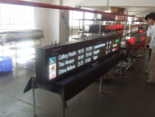 Terminal de conseils d'itinéraire d'écran de programme de vol d'aéroport de SMD LED