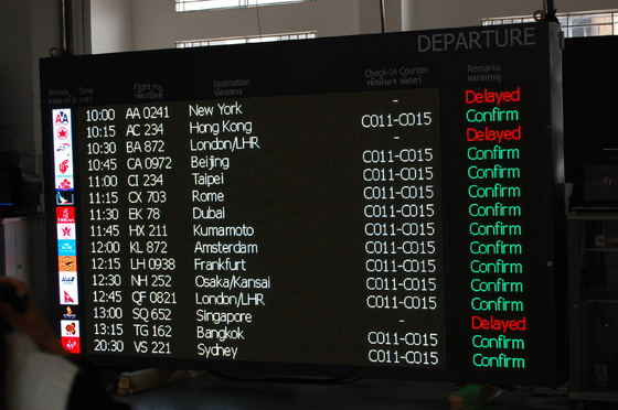 Terminal de conseils d'itinéraire d'écran de programme de vol d'aéroport de SMD LED