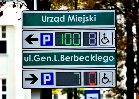 Panneau d'affichage disponible de CountingLED de parking de VMS d'IMMERSION de la place 510