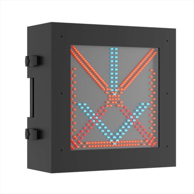 800*800mm LED Lane Control signe le signal vert de flèche de Croix-Rouge