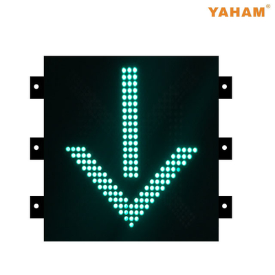 Signal vert d'indicateur de chaussée de valse-hésitation de signe de flèche de Croix-Rouge de l'IMMERSION LED