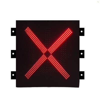 NTCIP LED Lane Control signe le signal de sécurité vert de flèche de Croix-Rouge