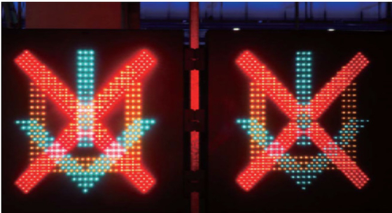 Cabinet léger solaire variable d'alliage d'aluminium de poteau de signalisation de VMS LED