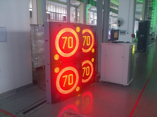 La limitation de vitesse à télécommande de VMS a illuminé la signalisation directionnelle