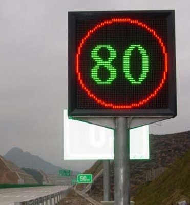 Poteau de signalisation de clignotant électronique des messages LED de conseil de VMS de limitation de vitesse