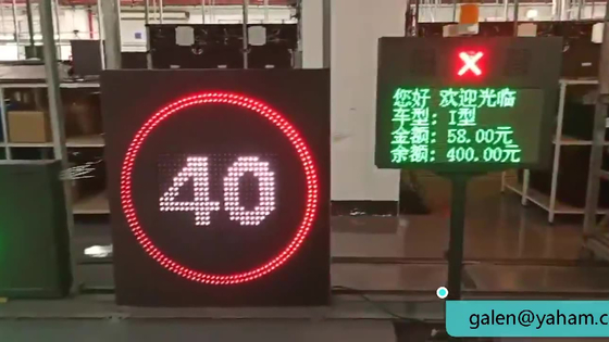 Poteau de signalisation de clignotant électronique des messages LED de conseil de VMS de limitation de vitesse