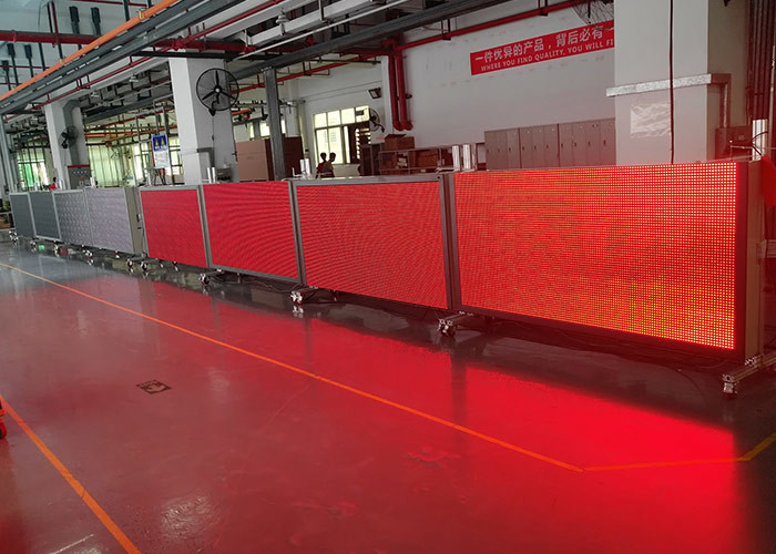 Module simple de couleur rouge d'affichage de message du trafic 3 in1 SMD LED Matrix