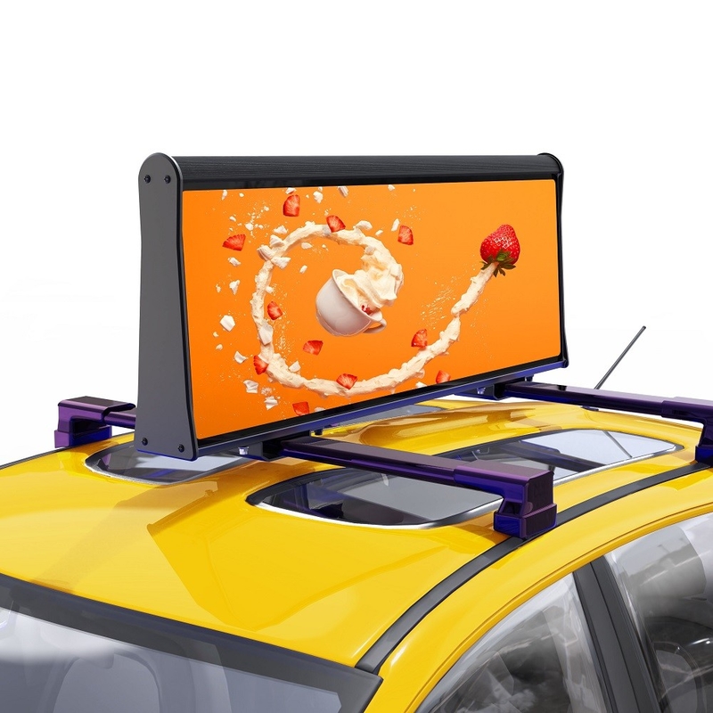 Le tri toit de taxi de couleur de RVB 3in1 affichage à LED la publicité mobile polychrome