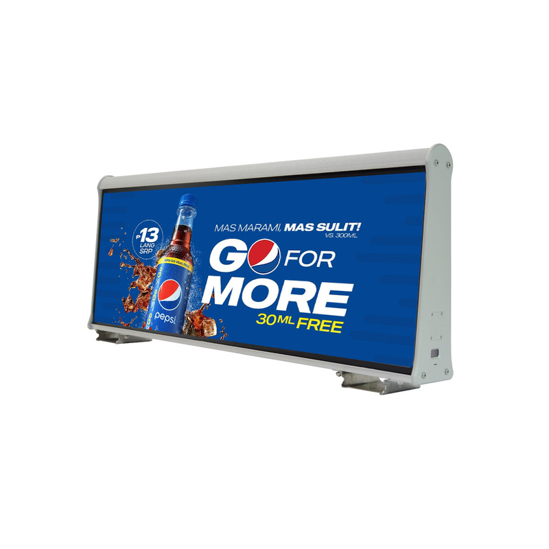 Le toit polychrome du taxi 3840Hz affichage à LED les écrans de publicité mobiles