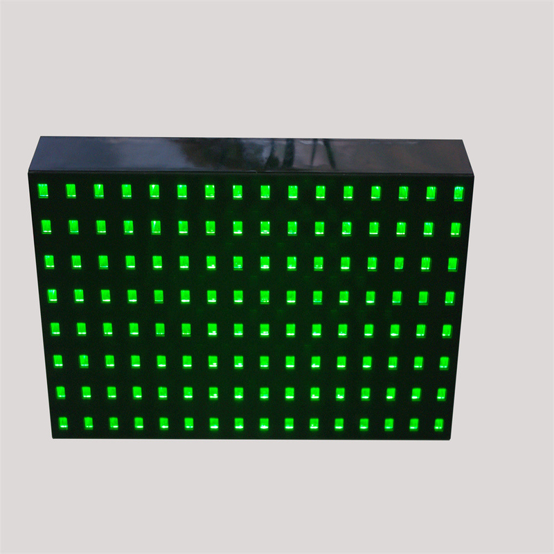 Le panneau routier extérieur d'EN12966 NTCIP LED a illuminé la couleur verte