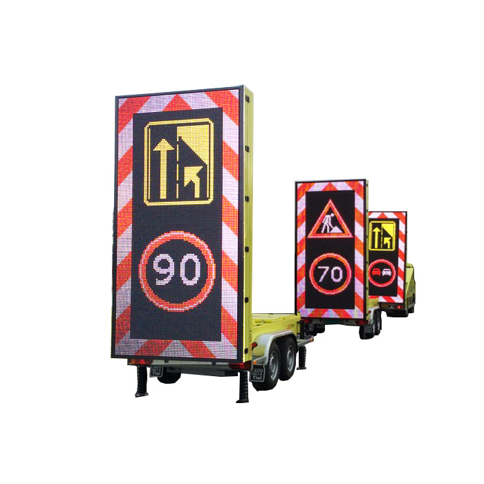 Signes polychromes de camion d'IP65 HD P5 LED annonçant le panneau d'affichage mobile